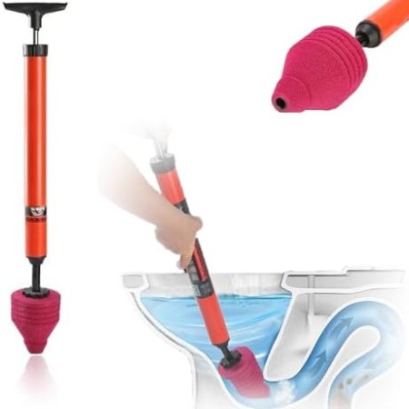 High pressure toilet cleaner